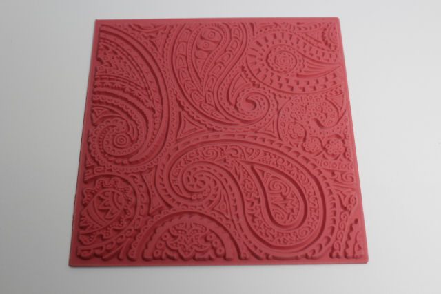 Texturmatte 9x9cm Paisley