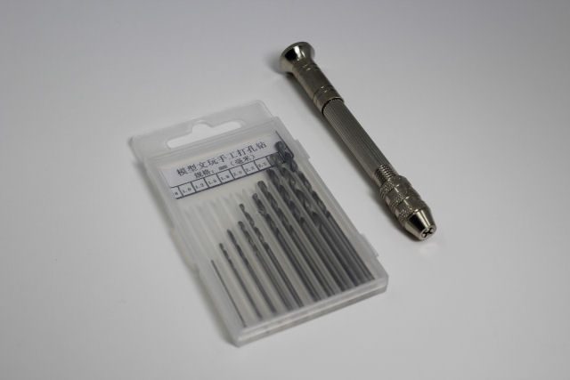 Handbohrer Set Silber mit 10 Bohrer