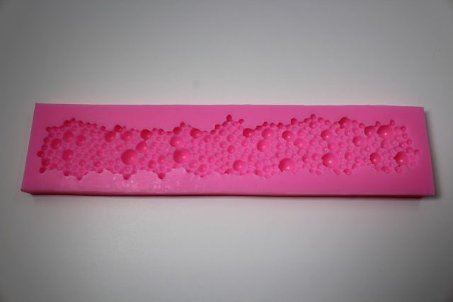 Silikon Mold Strip Halbkugeln 21x5cm