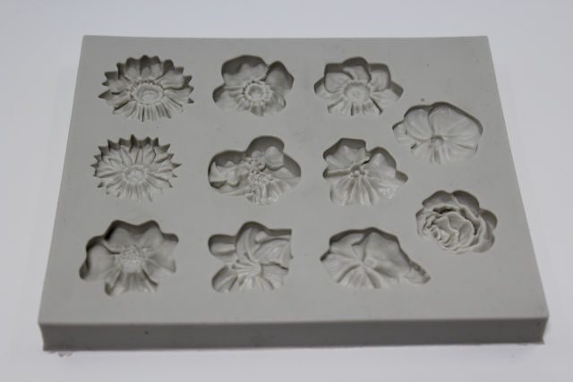 Silikon Mold 11 Blumen 11x9cm