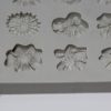Silikon Mold 11 Blumen 11x9cm – Bild 2