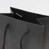 Karton Täschli schwarz Stoffbändeli 13x15cm /5 Stück – Bild 2