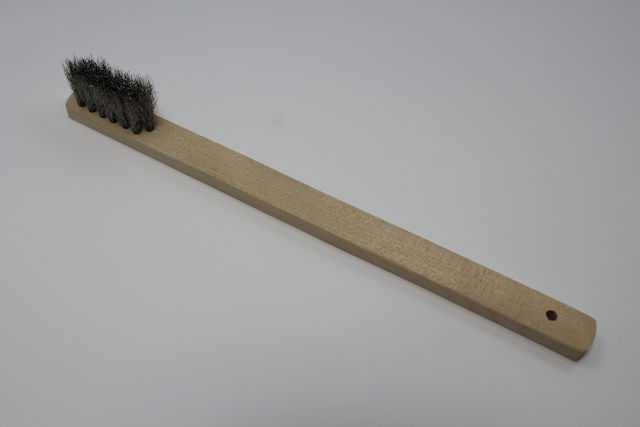 Edelstahlbürste mit 10mm Borsten/ 3 Reihen