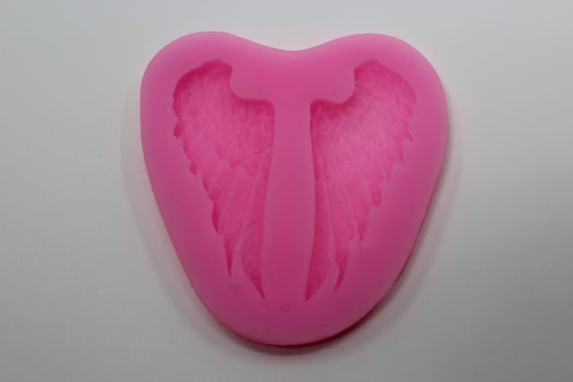Silikon Mold Engelsflügel 2 Stück 7x7cm