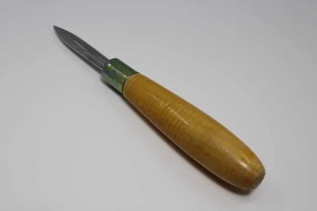 Poliernadel 6" - gerade/ gehärteter Stahl mit Holzgriff