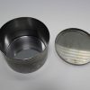 Edelstahlbehälter rund Durchm 9cm Höhe 6cm – Bild 2