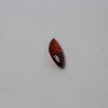 Cubic Zirkonia oval rot 4x8mm – Bild 2