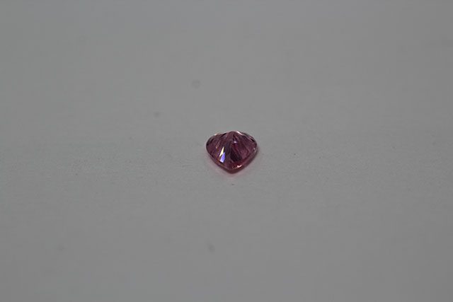Cubik Zirkonia 5x5mm Pink Herz