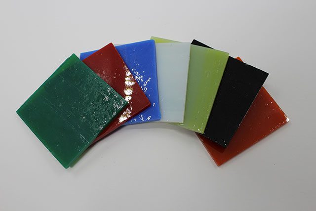 Fusing Glas assortiert 7 Stück 5,3x5,3cm