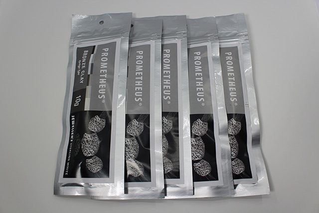 Prometheus® Jeweller's Sterling White Bronze Clay Spritze 10gr./5Stück je 3 Tüllen