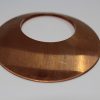 Kupfer Rohling Collier rund gewölbt Durchm. 68mm – Bild 2