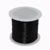 Gummifaden schwarz Dicke 1mm / Länge 5Meter – Bild 2