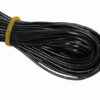 Cotton waxed Cord schwarz Dicke 1.5mm / Länge 1Meter – Bild 2
