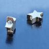 Stern Charm 4,3x1,68mm 925 Silber 2Stück – Bild 2