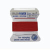 Perlseide NylonPower extra Strong rot 2m/0,75mm inkl. Nadel – Bild 2