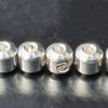 Scrimps (Quetschperlen) oval Silberfarben Nickel bleifrei 3.5mm 10 Stück – Bild 2
