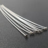 Headpins mit flachem Kopf 925 50mm 10Stück – Bild 2
