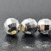 Perlen facettiert 4mm 925 Silber 10Stück – Bild 2