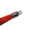 Quaste Polyester mit Metallkappe Länge 5cm orange – Bild 2