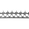 Flachdraht im Kreiseldesign 935 Silber 9.0mm / 0.78mm 10cm – Bild 2