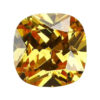 Cubic Zirkonia yellow quad. 7x7mm – Bild 2