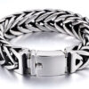 Edelstahlarmband V-Kette 23cm – Bild 2