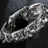 Edelstahlarmband mit Totenkopf/Knochen Design – Bild 2